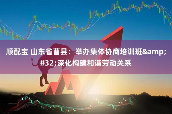 顺配宝 山东省曹县：举办集体协商培训班&#32;深化构建和谐劳动关系