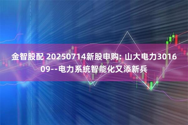 金智股配 20250714新股申购: 山大电力301609--电力系统智能化又添新兵