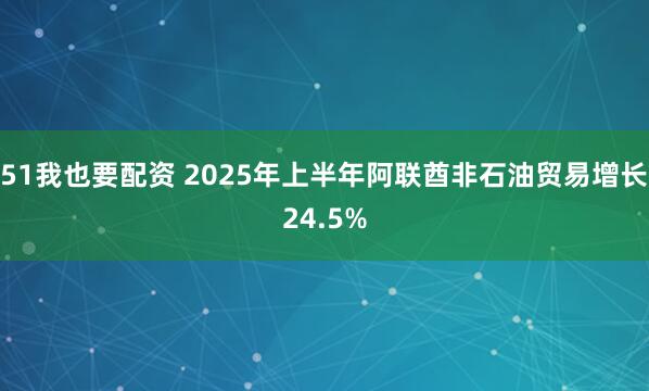 51我也要配资 2025年上半年阿联酋非石油贸易增长24.5%