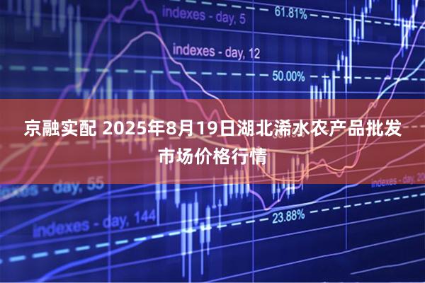 京融实配 2025年8月19日湖北浠水农产品批发市场价格行情