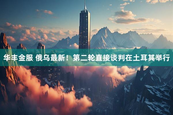 华丰金服 俄乌最新！第二轮直接谈判在土耳其举行