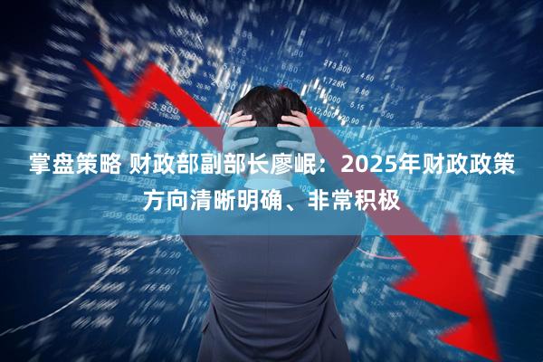 掌盘策略 财政部副部长廖岷：2025年财政政策方向清晰明确、非常积极