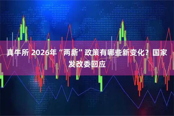 真牛所 2026年“两新”政策有哪些新变化？国家发改委回应